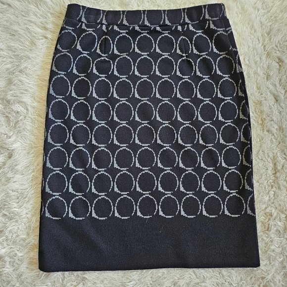 Trisisto Femme Women's Black Bubble Pattern Pull-On Pencil Skirt Size S - Picture 3 of 8